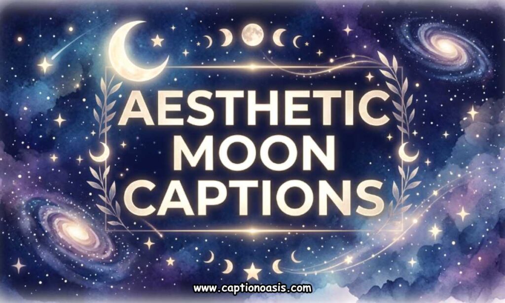 Aesthetic Moon Captions