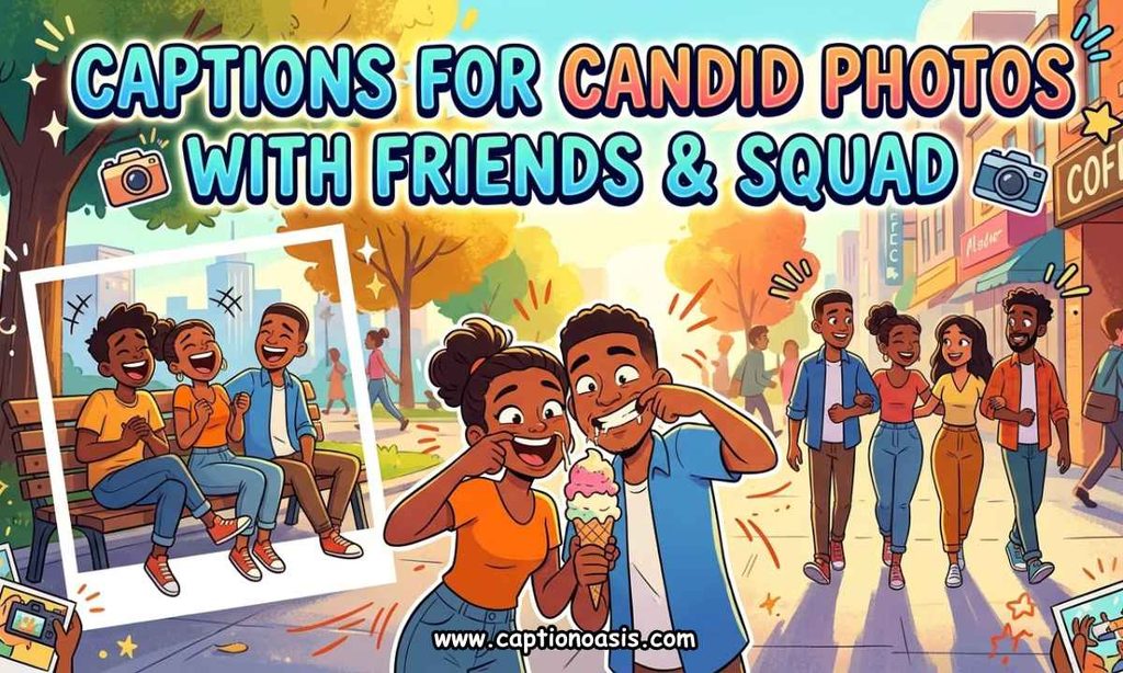 Captions for Candid Photos with Friends & Squad
