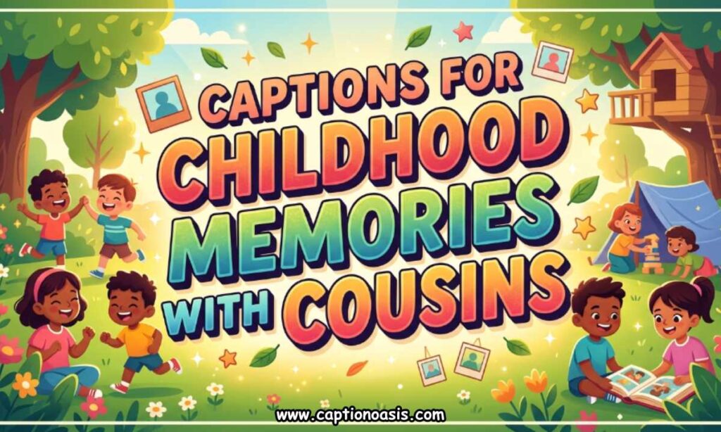 Captions for Childhood Memories with Cousins