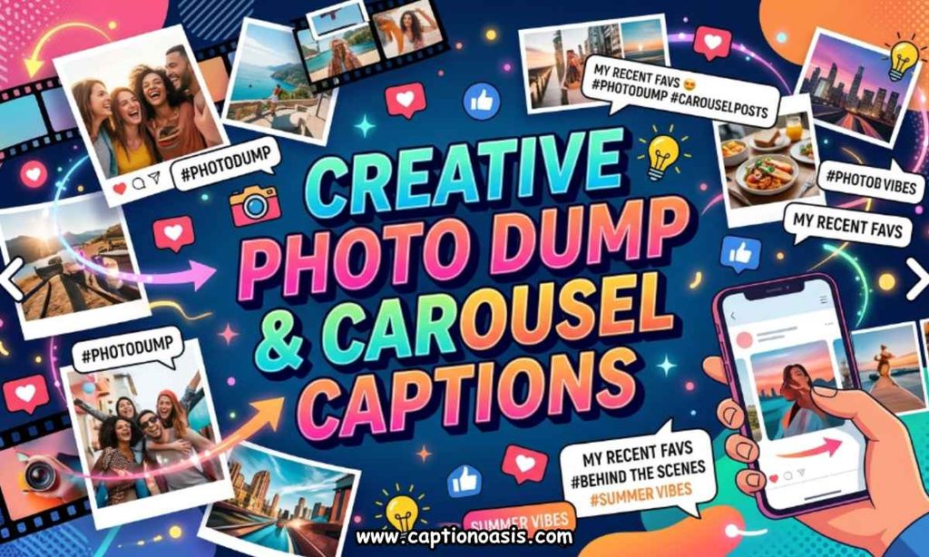 Creative Photo Dump & Carousel Captions