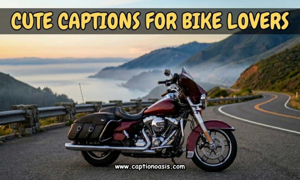 Cute Captions for Bike Lovers