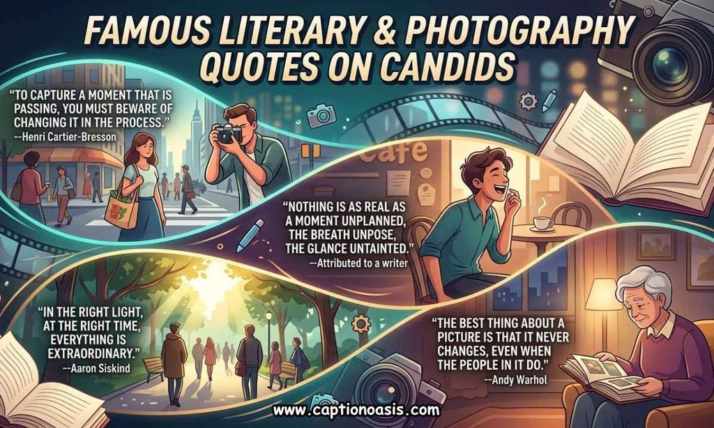 Famous Literary & Photography Quotes on Candids