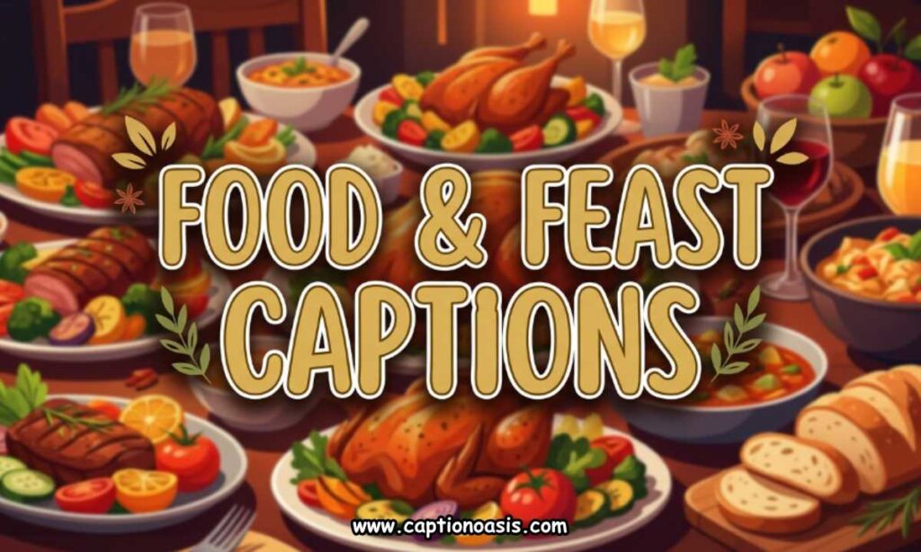 Food & Feast Captions
