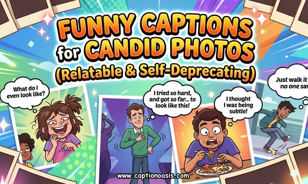 Funny Captions for Candid Photos (Relatable & Self-Deprecating)