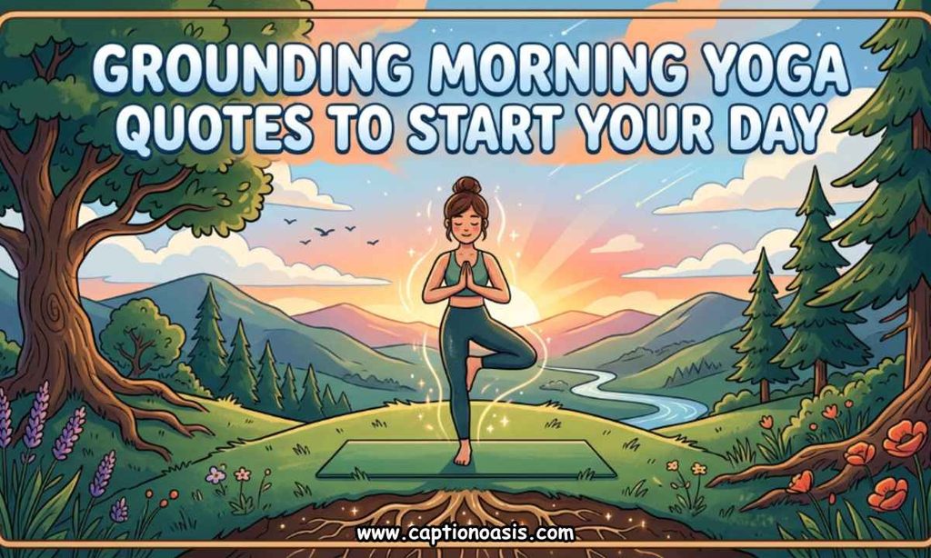 Grounding Morning Yoga Quotes to Start Your Day
