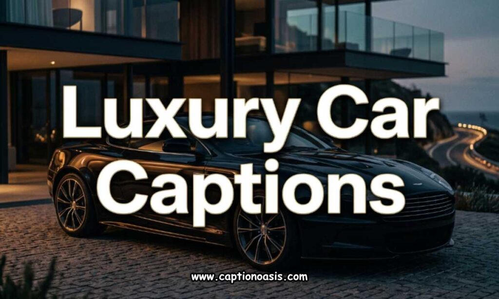 Luxury Car Captions