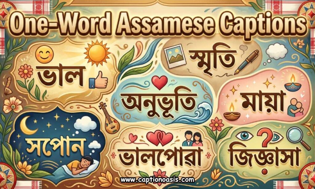 One-Word Assamese Captions