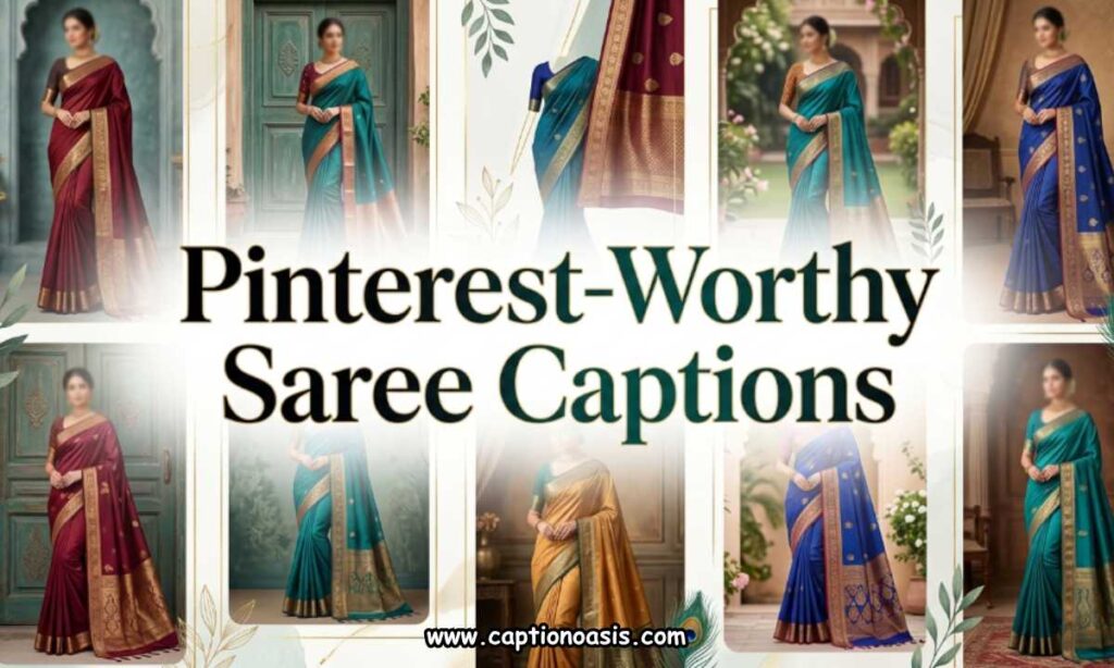 Pinterest-Worthy Saree Captions