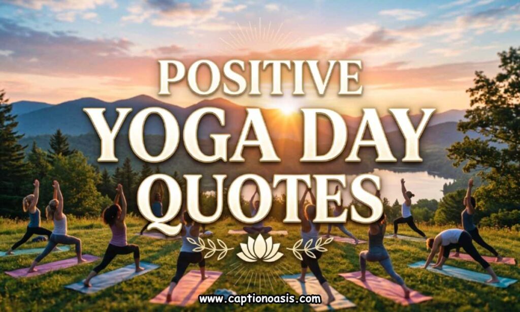 Positive Yoga Day Quotes