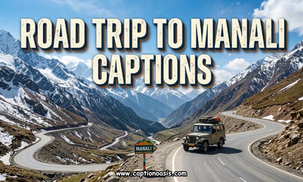Road Trip to Manali Captions