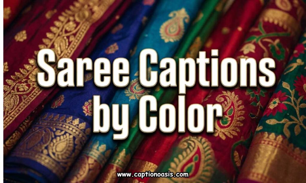 Saree Captions by Color
