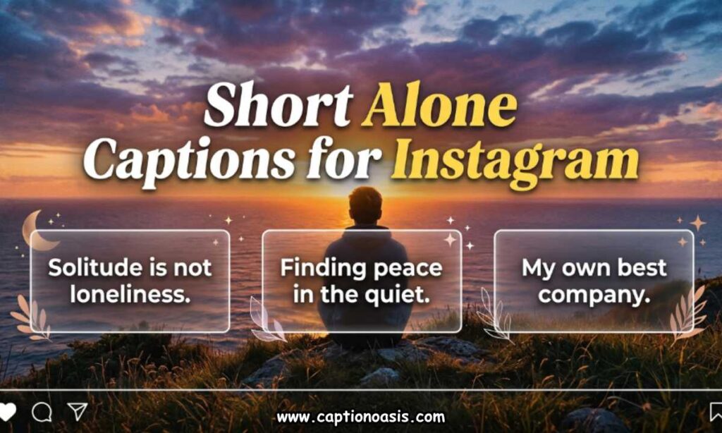 Short Alone Captions for Instagram