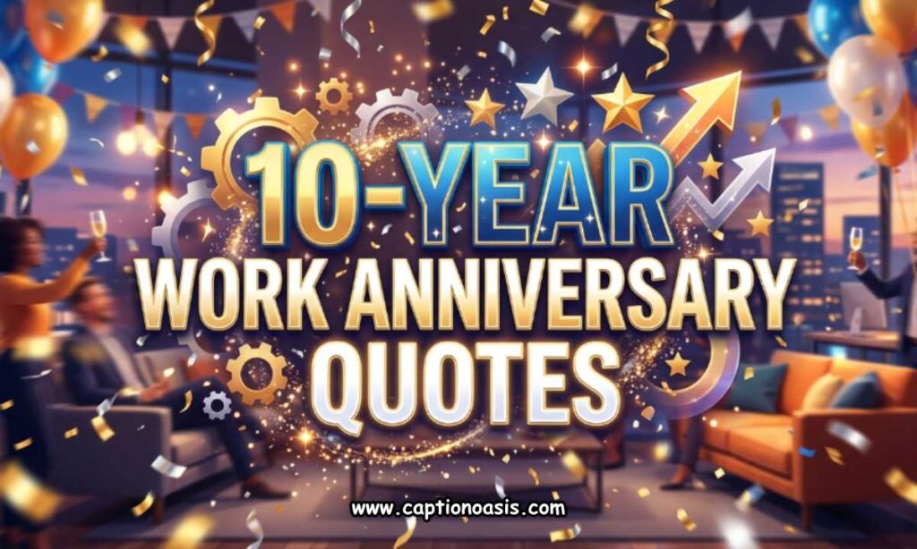 10-Year Work Anniversary Quotes
