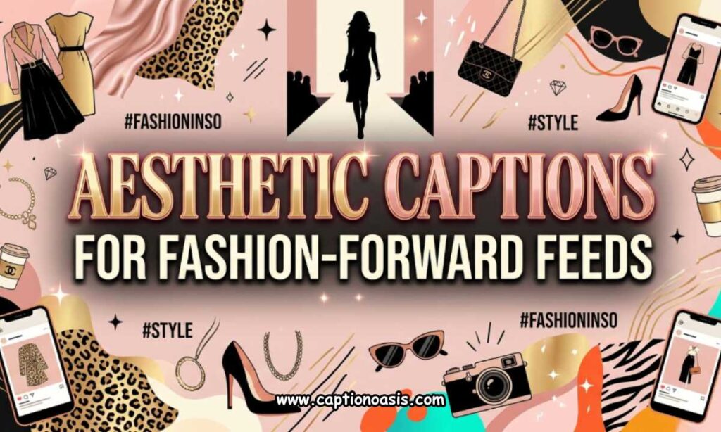 Aesthetic Captions for Fashion-Forward Feeds