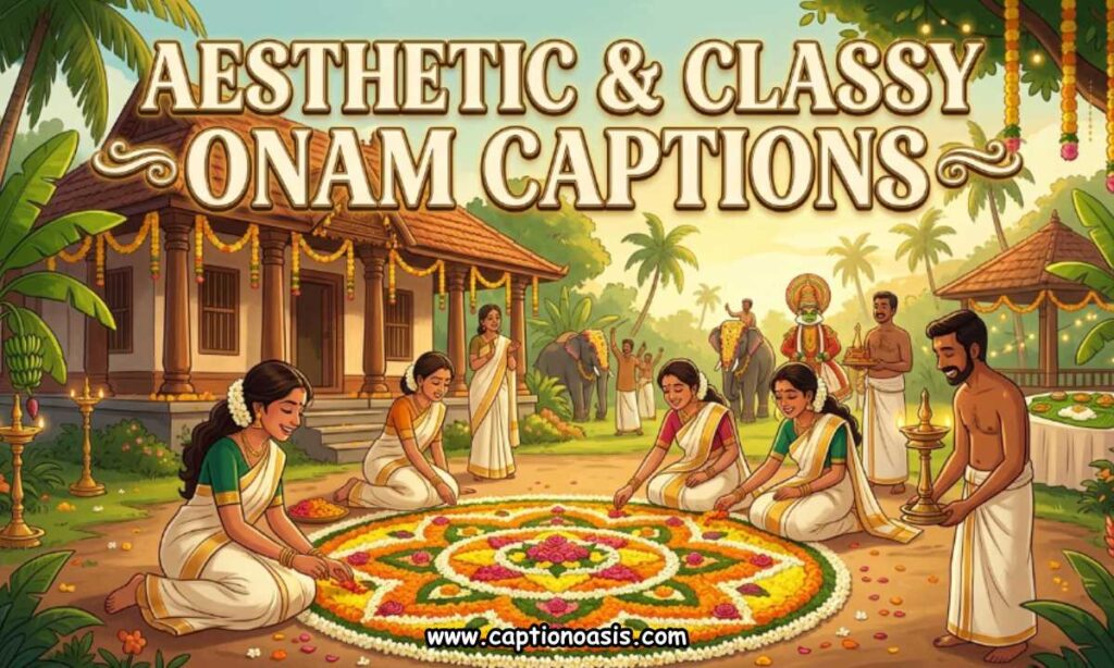 Aesthetic & Classy Onam Captions