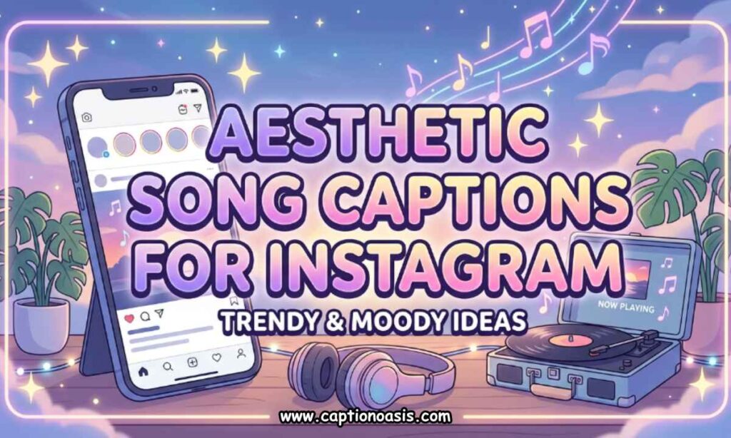 Aesthetic Song Captions for Instagram