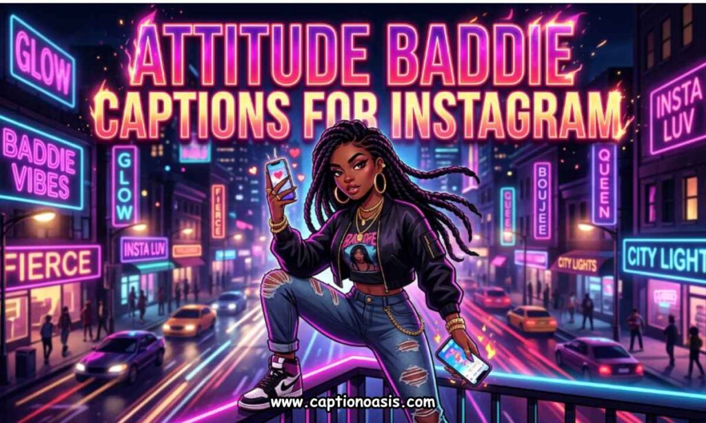 Attitude Baddie Captions for Instagram
