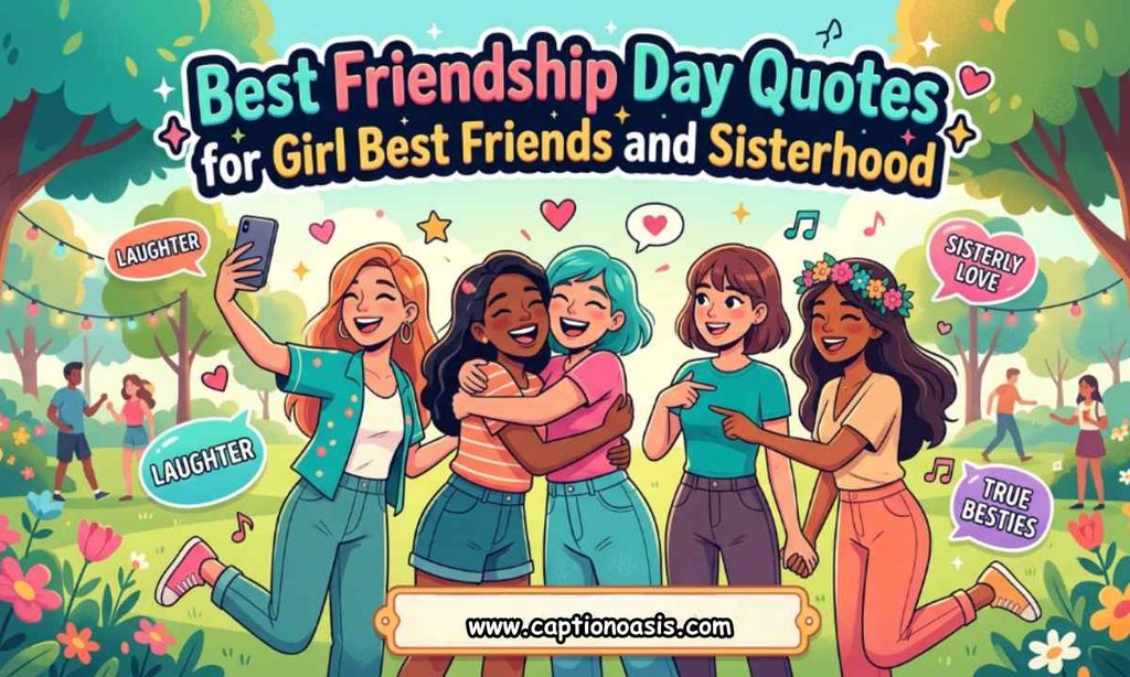 Best Friendship Day Quotes for Girl Best Friends and Sisterhood