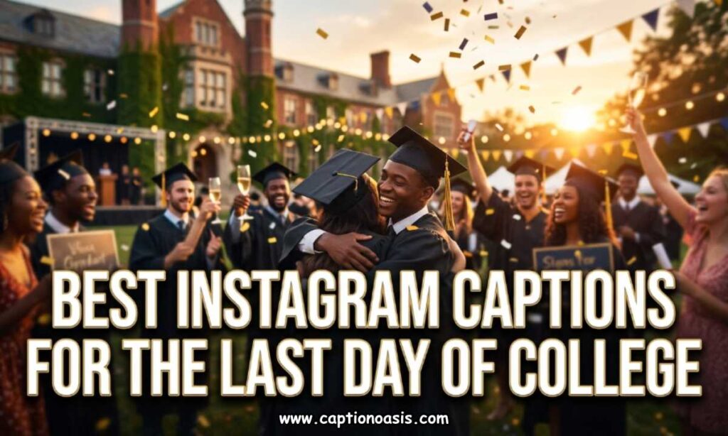 Best Instagram Captions for the Last Day of College