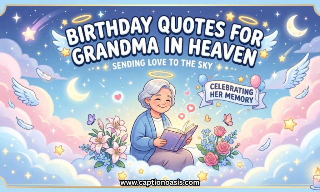Birthday Quotes for Grandma in Heaven