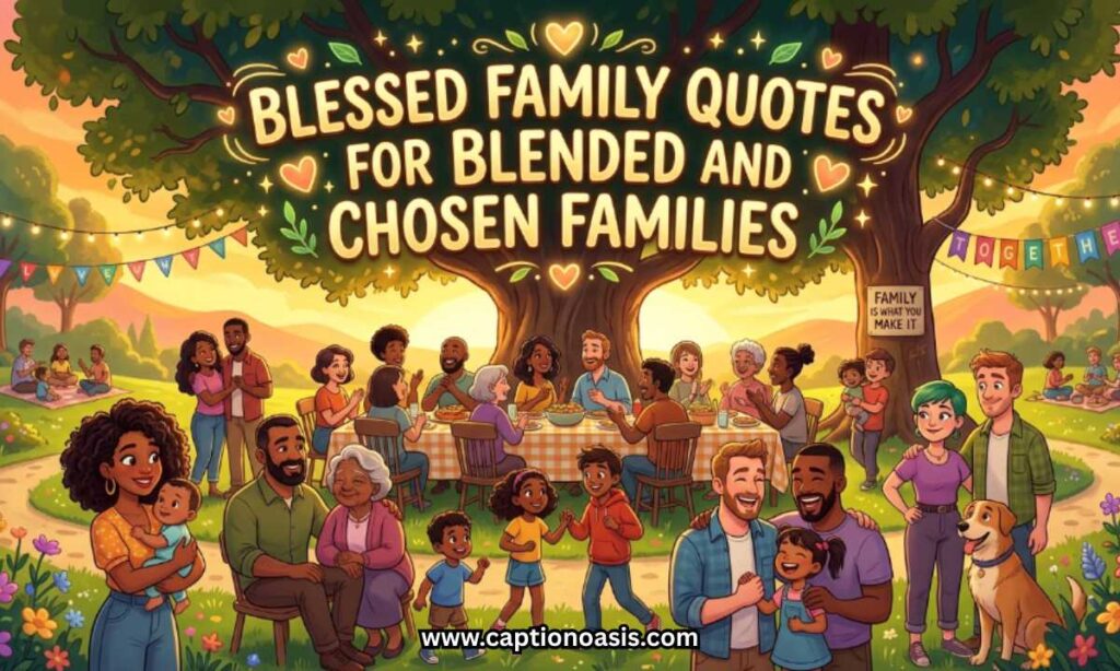 Blessed Family Quotes for Blended and Chosen Families