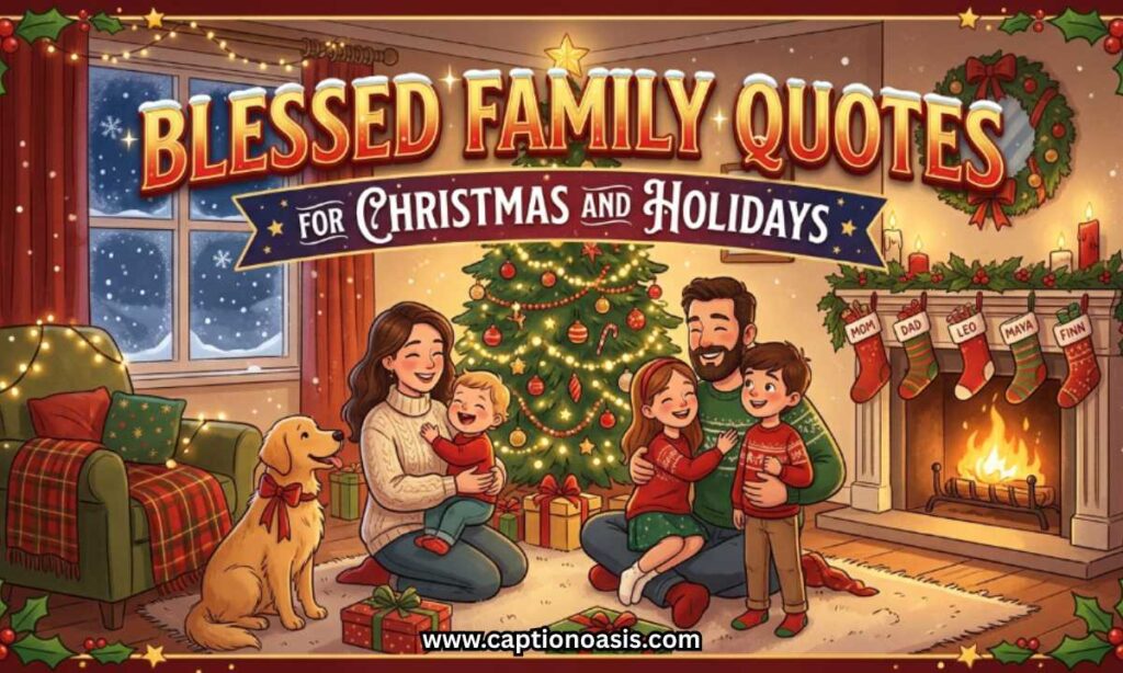 Blessed Family Quotes for Christmas and Holidays