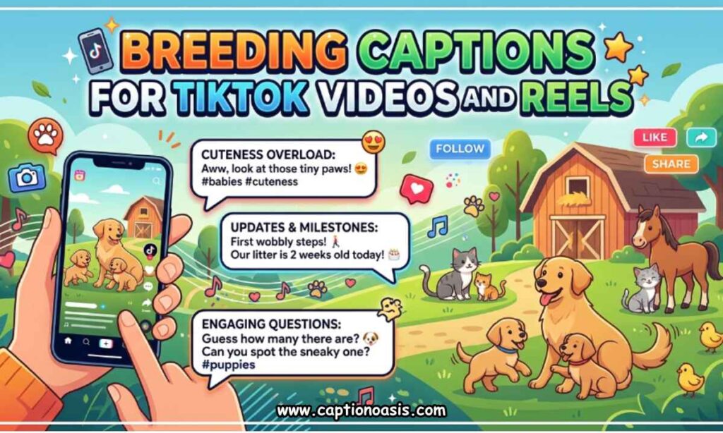 Breeding Captions for TikTok Videos and Reels