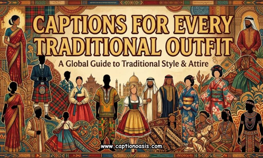 Captions for Every Traditional Outfit