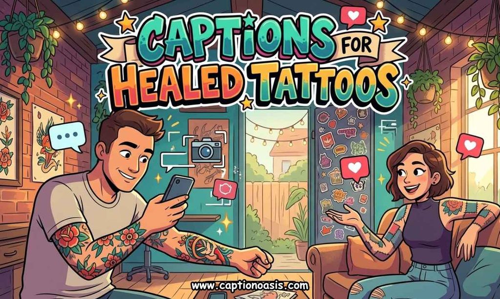 Captions for Healed Tattoos