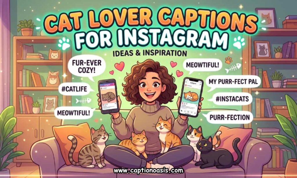 Cat Lover Captions for Instagram