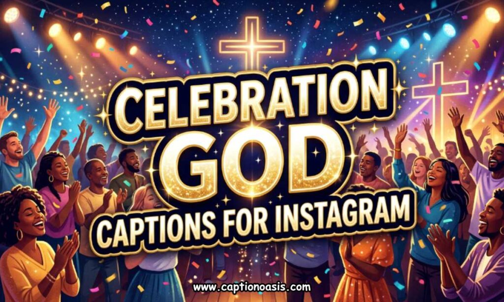 Celebration God Captions for Instagram