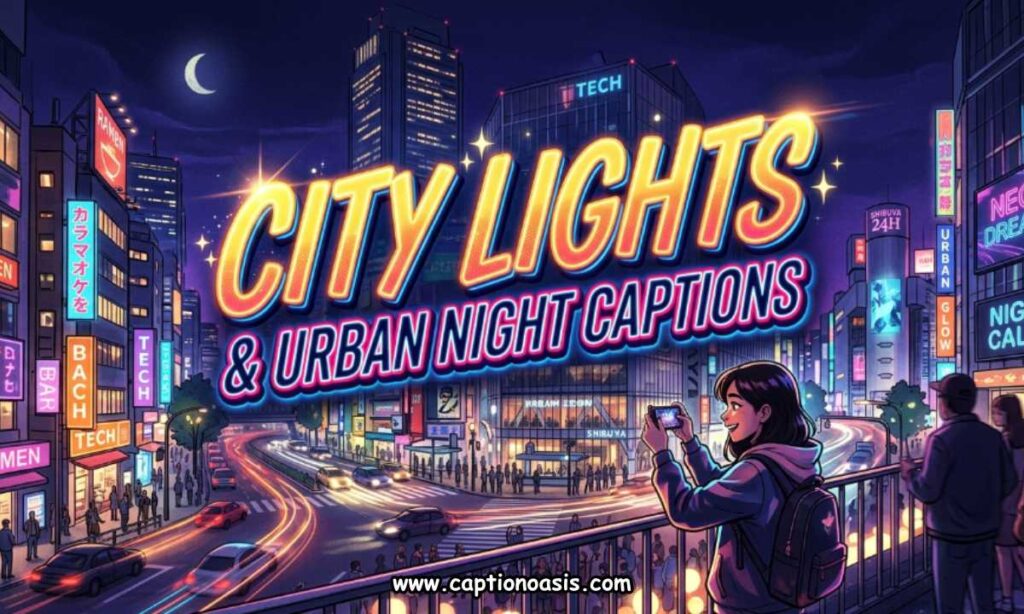 City Lights & Urban Night Captions