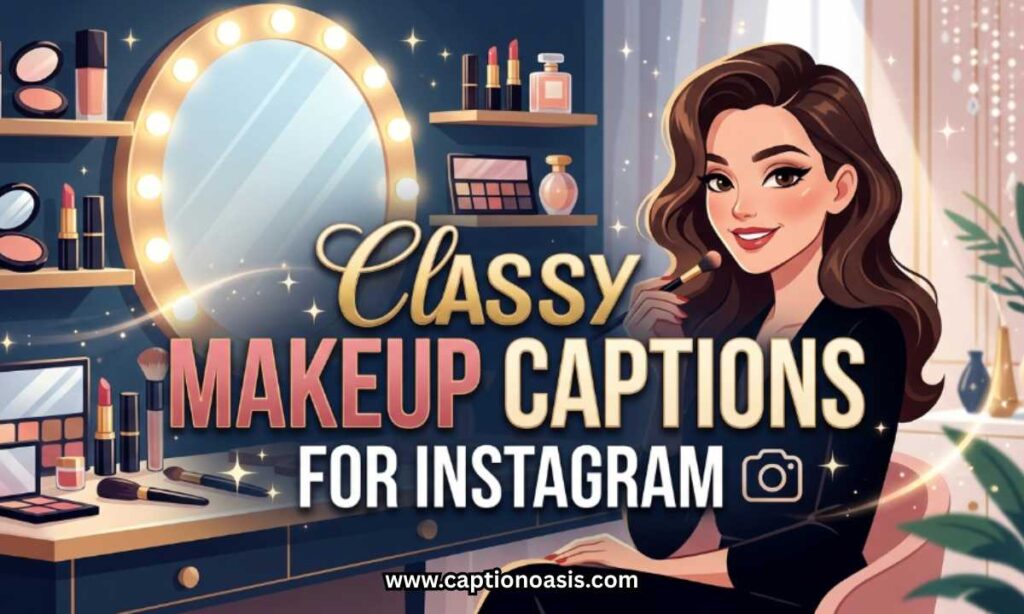 Classy Makeup Captions for Instagram