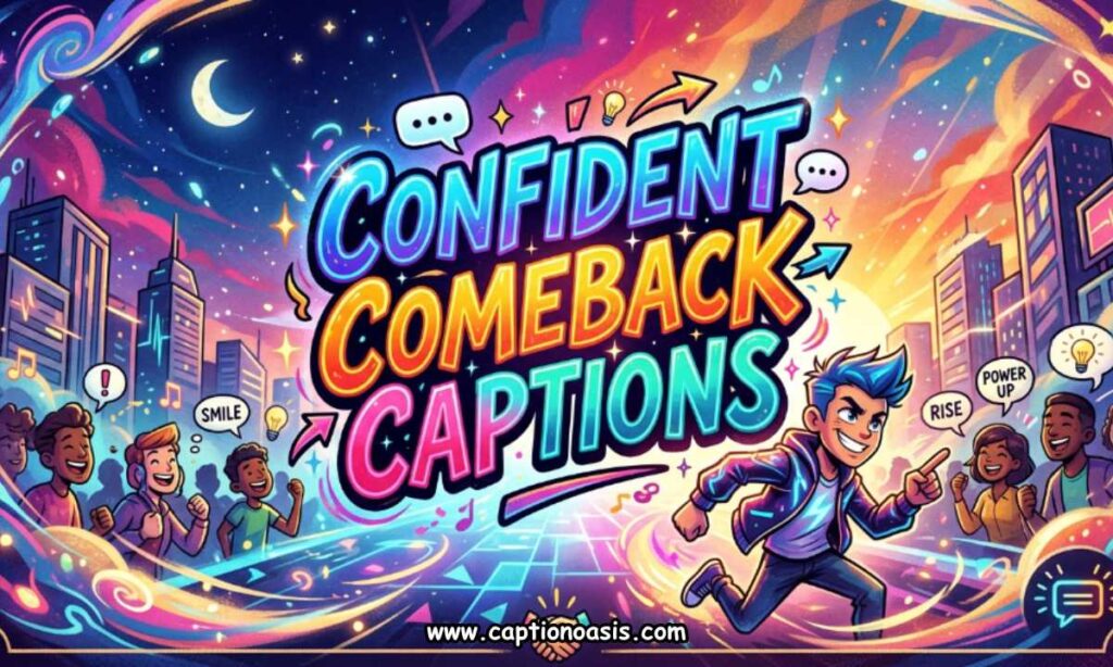 Confident Comeback Captions