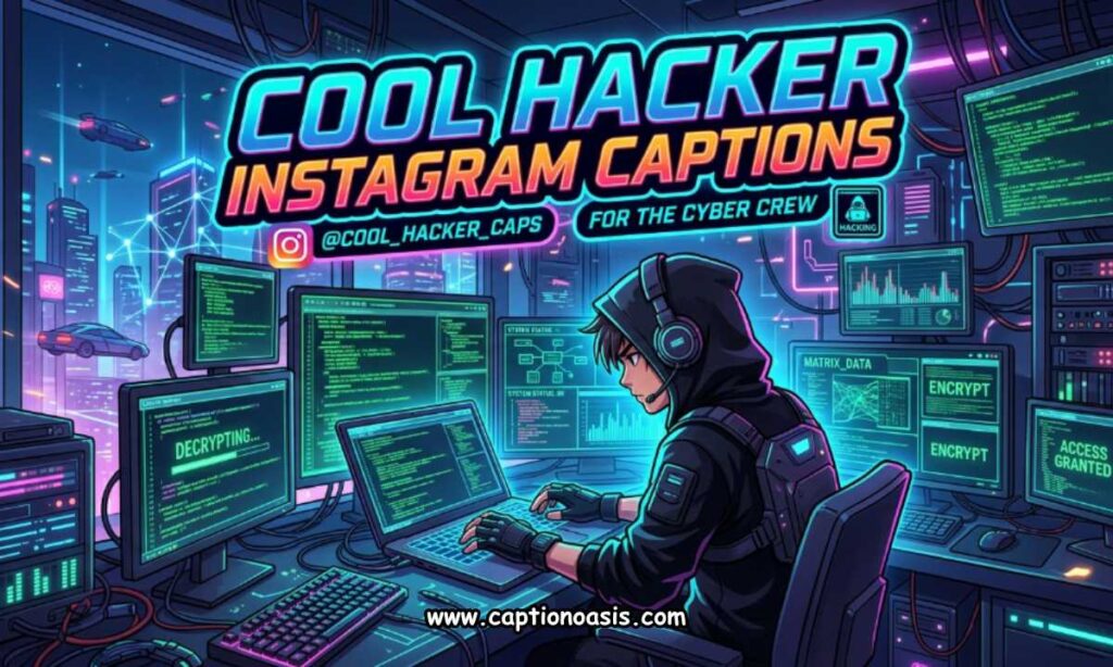 Cool Hacker Instagram Captions