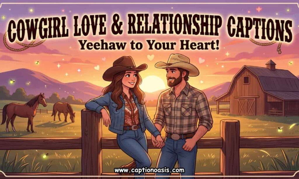 Cowgirl Love & Relationship Captions