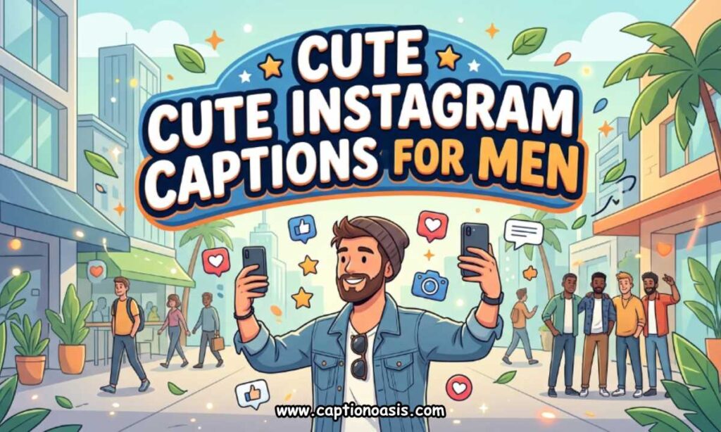 Cute Instagram Captions for Men