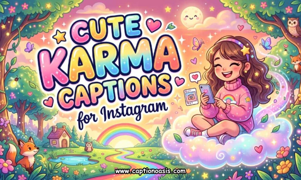 Cute Karma Captions for Instagram