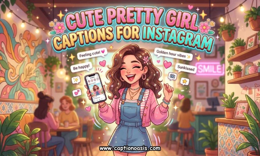 Cute Pretty Girl Captions for Instagram