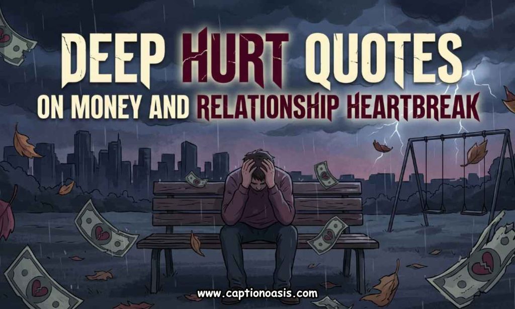 Deep Hurt Quotes on Money and Relationship Heartbreak