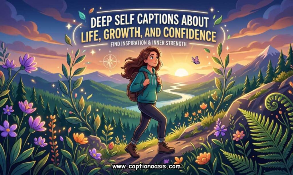 Deep Self Captions About Life, Growth, and Confidence