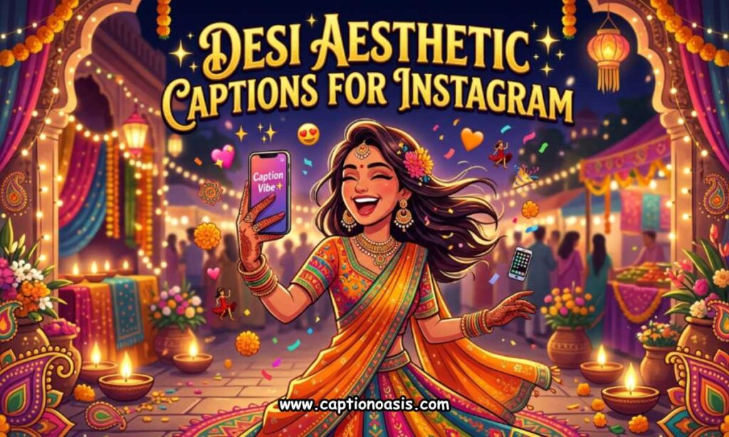 Desi Aesthetic Captions for Instagram