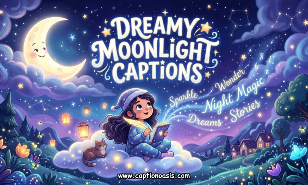 Dreamy Moonlight Captions