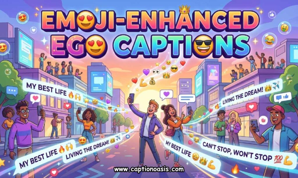 Emoji-Enhanced Ego Captions