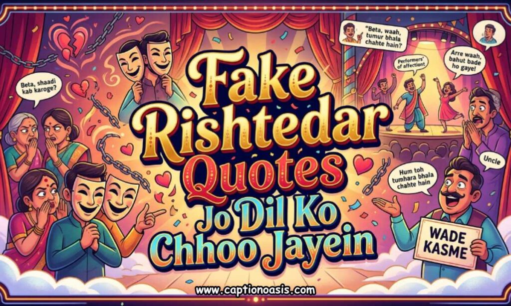 Fake Rishtedar Quotes Jo Dil Ko Chhoo Jayein