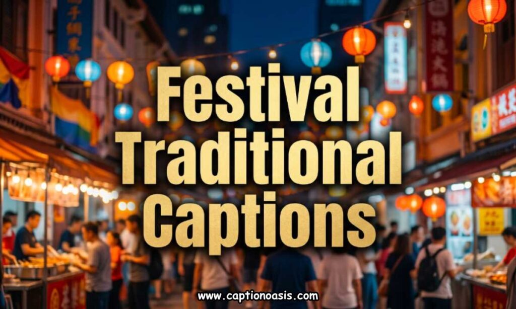 Festival Traditional Captions