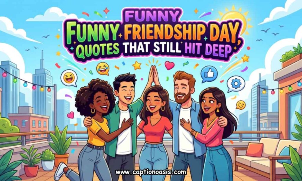Funny Friendship Day Quotes That Still Hit Deep
