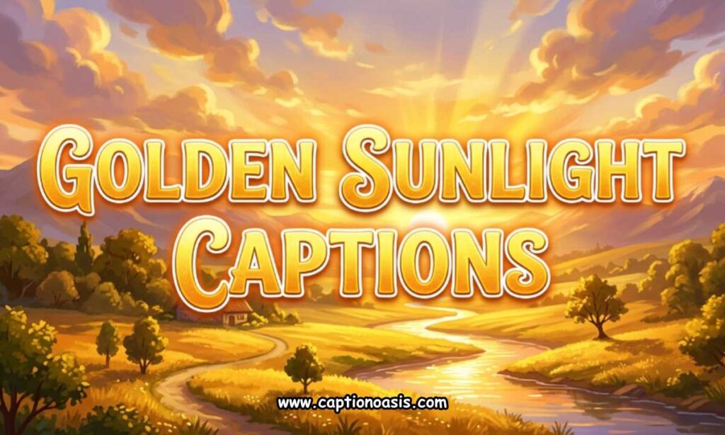 Golden Sunlight Captions