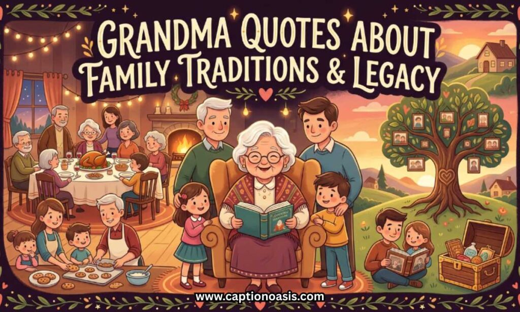 Grandma Quotes About Family Traditions and Legacy