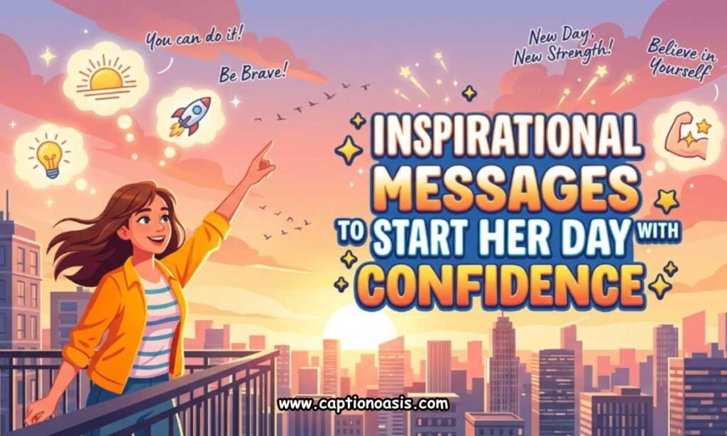 Inspirational Messages to Start Her Day with Confidence